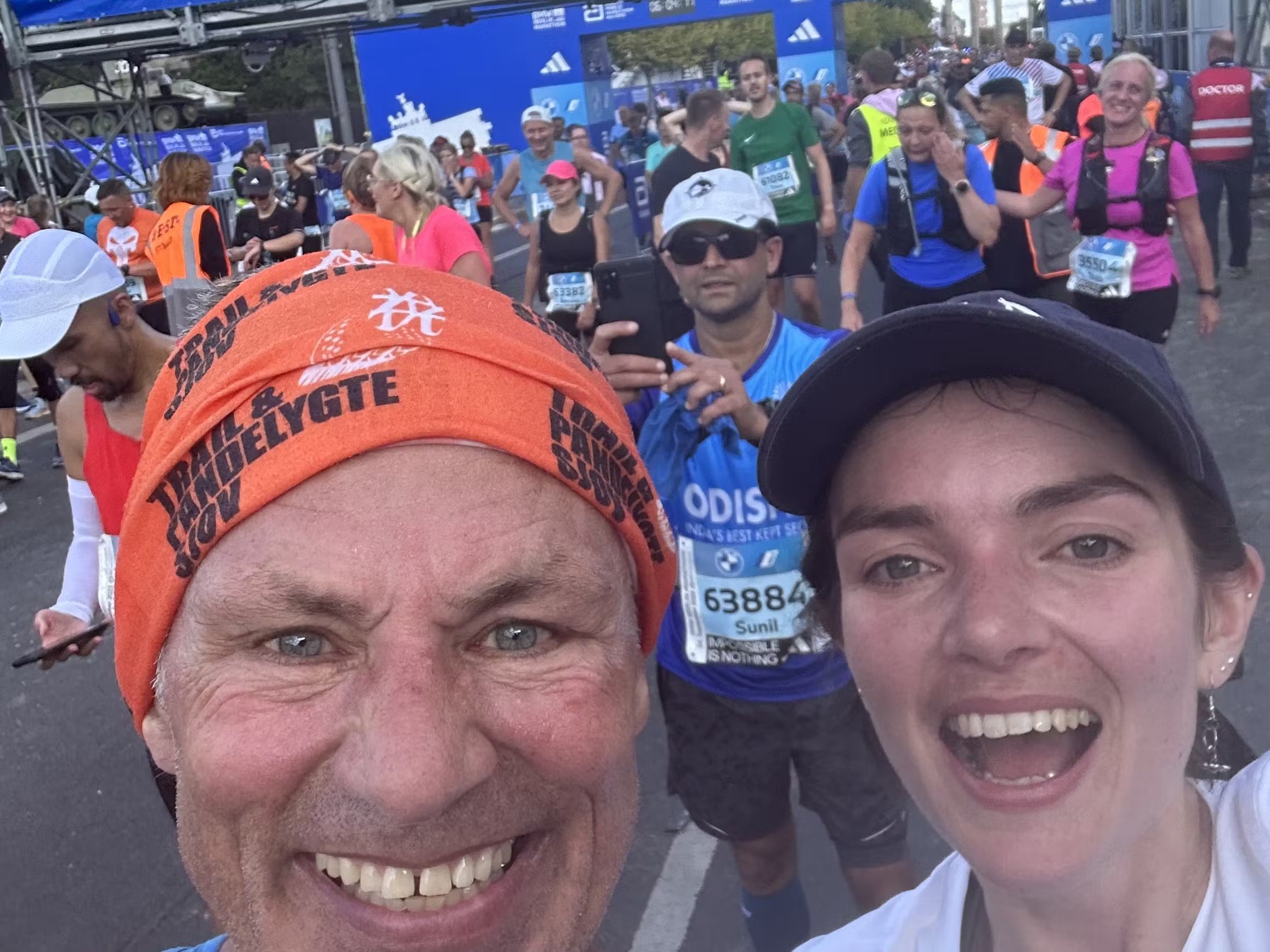 Colleen and Gary pre marathon