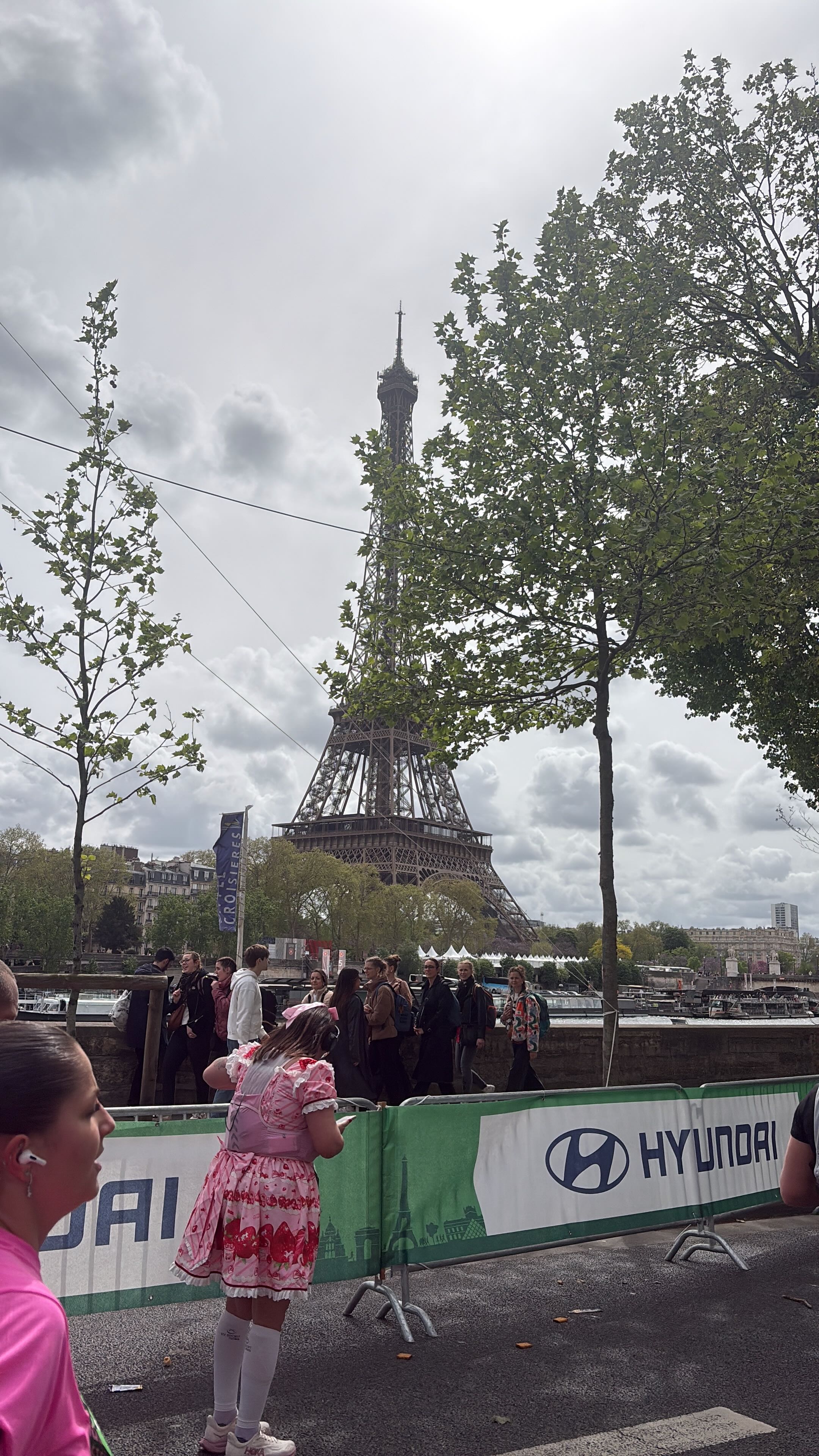 The start of the Paris Marathon