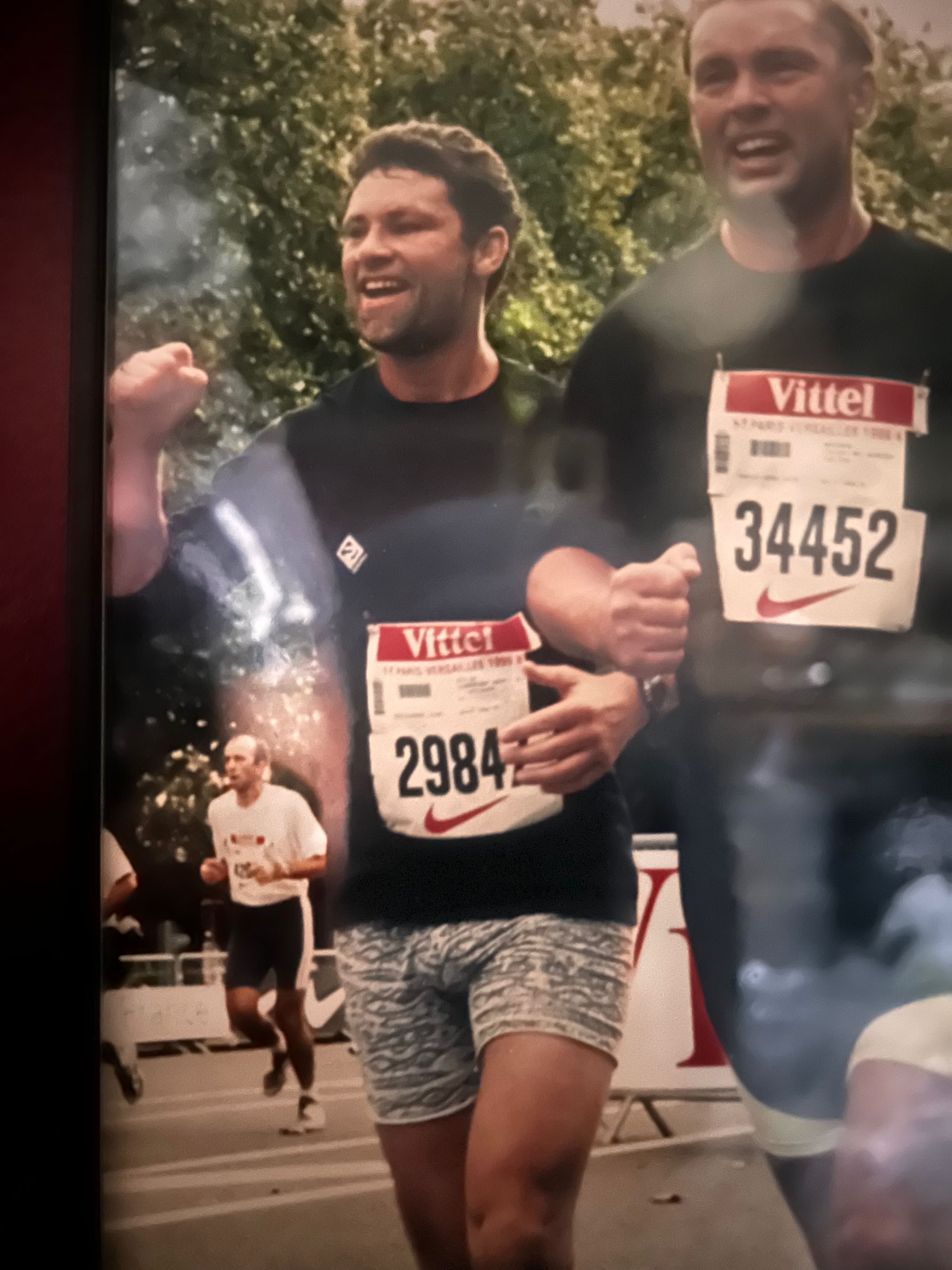Malcolm and Gary running