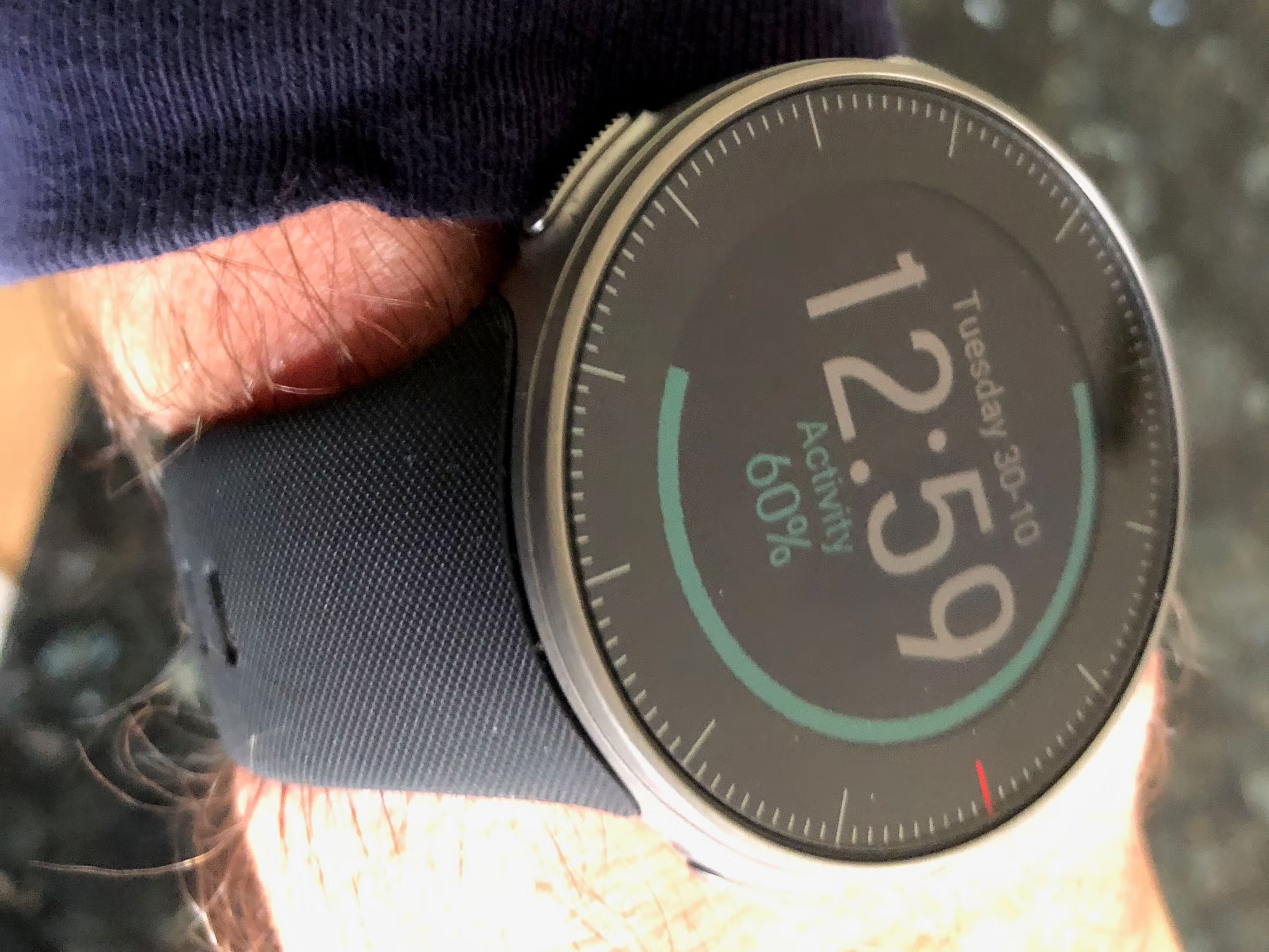 a sports watch